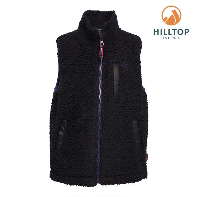 【Hilltop 山頂鳥】Hilltop Fleece 童款保暖搖粒絨刷毛背心 PH25XC10 深藍