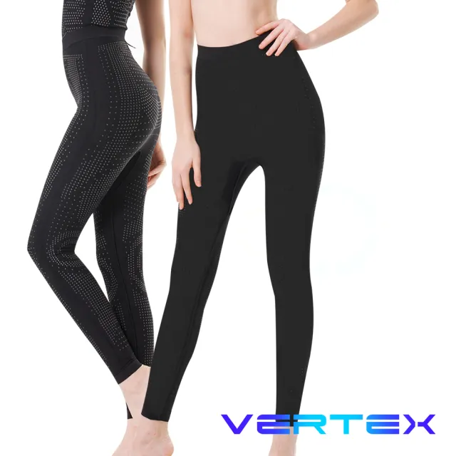 【VERTEX】★買1送1★遠紅外線電氣石能量極塑長褲(黑色)