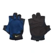 【NIKE 耐吉】男款健力基礎手套-一雙入 訓練 藍黑淺綠(N0000003412XL)