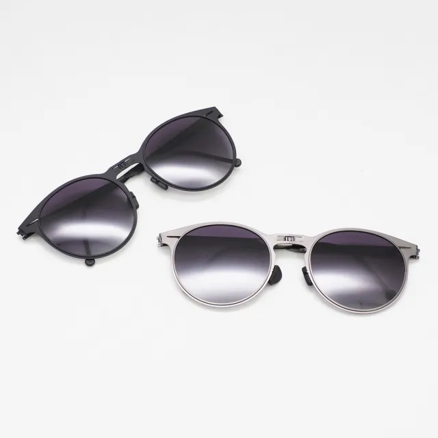 【ROAV】Riviera 輕量化折疊薄鋼太陽眼鏡(超輕15g/折疊好攜帶/附保護套)