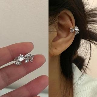 【Oni 歐妮】星光閃耀 不對稱耳骨夾式耳環無耳洞耳扣耳夾耳窩夾(1個入)
