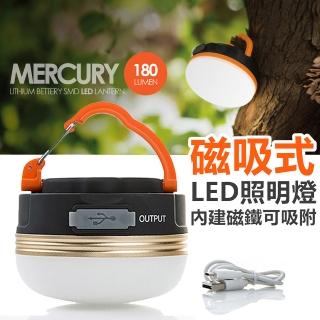 【Life365】掛勾式 LED照明燈 野營燈 戶外 磁吸 小夜燈 營地燈 露營燈 1800mAh 帳篷燈(CP060)