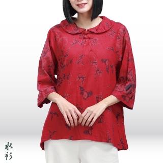 【水衫】滿版花樣七分袖上衣三件組(K09-72)