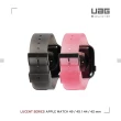 【UAG】[U] Apple Watch 42/44/45/49mm 時尚亮透錶帶-透黑(UAG)
