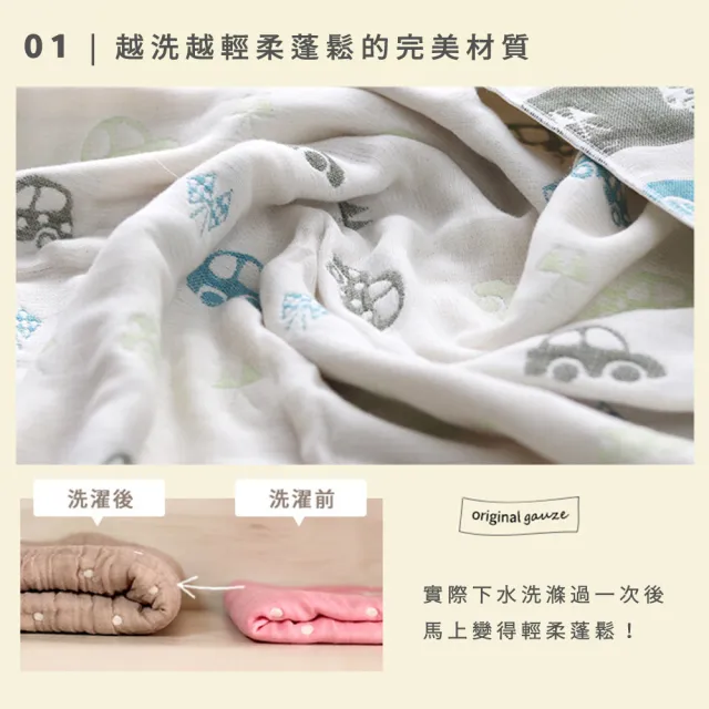 【YS-MART】日本製三河木棉 六重紗 加大款純棉被子 嬰幼兒適用(輕薄 蓬鬆 透氣 被子 毯子 暖被)