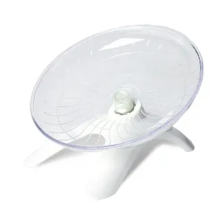 【寵物用品】倉鼠飛碟靜音跑輪1入(滾輪 倉鼠球 黃金鼠 小鼠 小寵玩具 籠內布置)