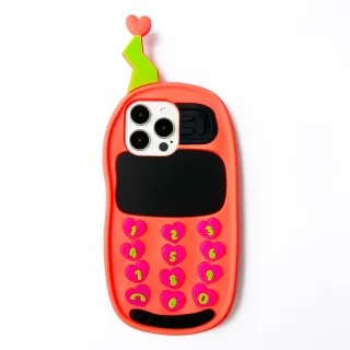 【Candies】iPhone 14 Pro Max 適用6.7吋 夢想大哥大手機殼(螢光橘)