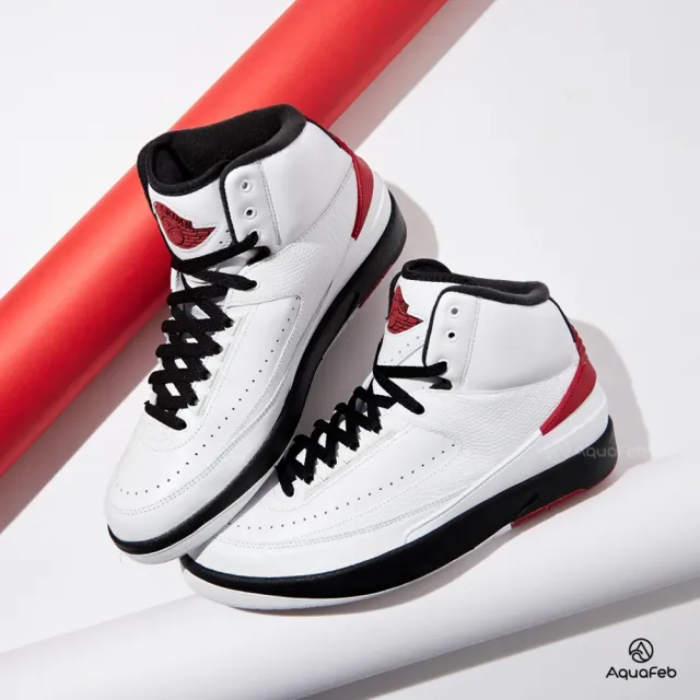 NIKE 耐吉】Air Jordan 2 Retro Chicago 男鞋白色OG 芝加哥經典運動