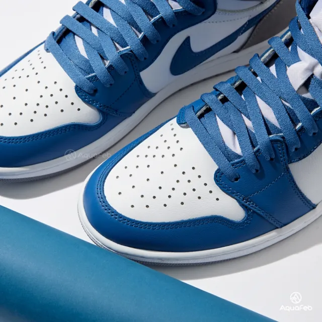 NIKE 耐吉】Jordan 1 Retro High OG True Blue 男鞋藍白色喬丹運動休閒