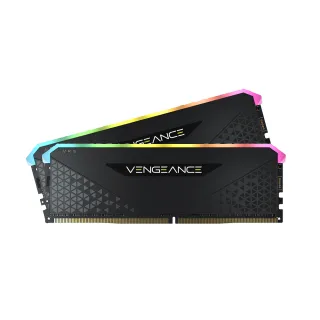 【CORSAIR 海盜船】Vengeance RS RGB DDR4 3600MHz 32GB 雙通/黑CL18-22-22☆ 1.35V(16GBx2)