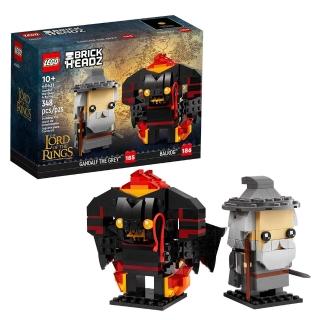 【LEGO 樂高】積木 大頭系列 BrickHeadz 魔戒 灰袍甘道夫與炎魔40631w(代理版)