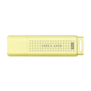 【TCELL 冠元】20入組-USB2.0 64GB 文具風隨身碟-奶油色