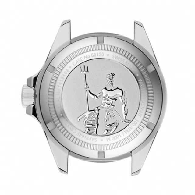 【EDOX 伊度】Neptunian 海神特別版 1000米潛水機械錶 99狂買節(E80120.3BUM.BUF)