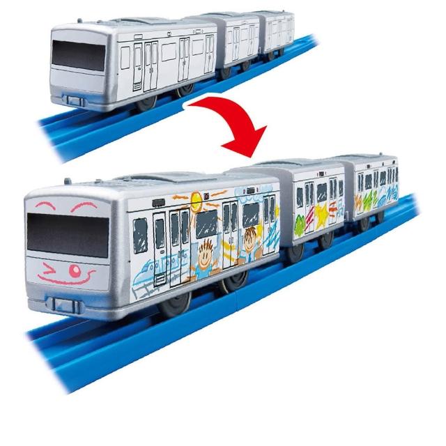 【TAKARA TOMY】PLARAIL 鐵道王國 ES-12 創意彩繪列車(多美火車)