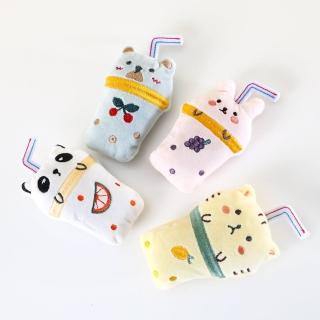 【PETA】寵物貓咪貓薄荷鈴鐺發聲玩具*4入(貓草/奶茶/卡通/熊貓/兔子/毛絨/聞嗅安撫/自嗨解悶玩具)