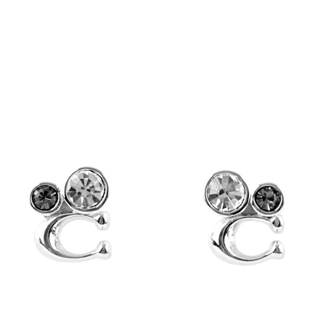 COACH 質感精緻刻印LOGO粉鑽可調式手鍊(玫瑰金)好評