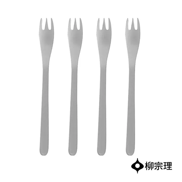 【柳宗理】日本製小叉4入組/14cm(不鏽鋼材質打造的質感餐具)