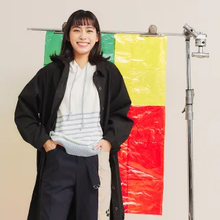 【Dailo】配色細條紋連帽-女無袖針織衫 背心 杏 咖 灰(三色/魅力商品/版型適中)