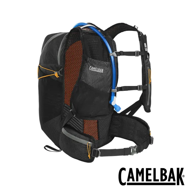 【CAMELBAK】Octane 22 Cordura多功能運動背包-附2L拉鍊式快拆水袋 黑(單車/登山露營/越野跑/跑步/旅行)