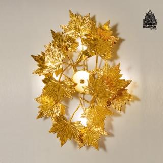 【必登堡】金楓如火壁燈 B564634(過道燈/走廊燈/玄關燈/樓梯燈/裝飾燈/現代/藝術/低奢風)