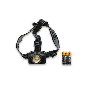 【熊讚Family Bear】CY-006-1調焦強光LED防水 頭燈(附贈3顆4號AAA電池/強光 弱光 爆閃)