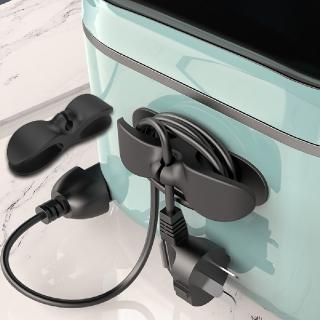 【整理達人】多功能電線固定夾5入組(捲線器 家用 家電 理線器 集線器 整線器 纏線器 電線固定 插頭收納)