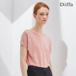 【Diffa】立體條紋緹花針織衫-女