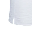 【PING】男款波浪緹花休閒短袖POLO衫-白(日本素材/吸濕排汗/GOLF/高爾夫球衫/PA22103-87)
