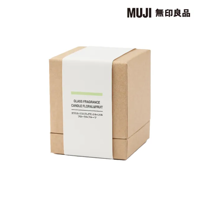 【MUJI 無印良品】附杯芬香蠟燭.花果香味/200g