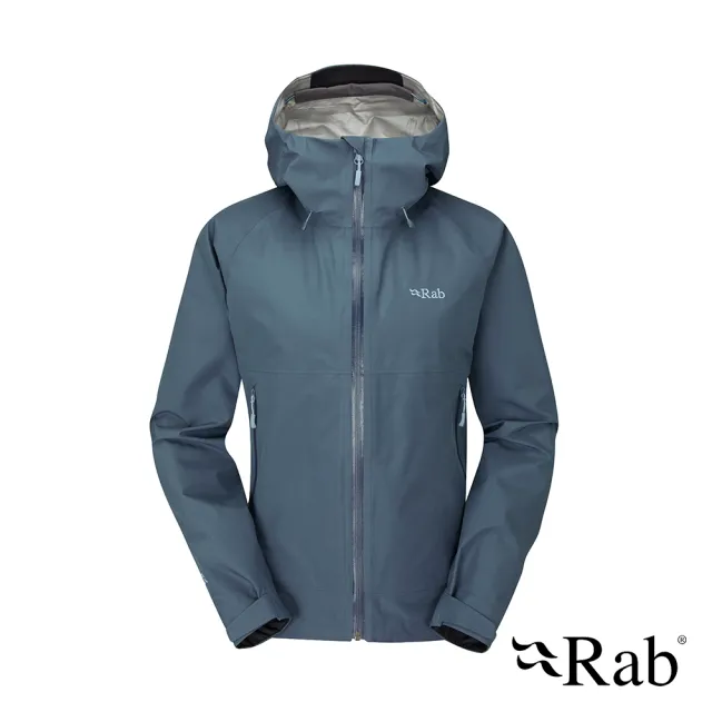 【RAB】Namche GTX Paclite Jacket Wmns GTX輕量防風防水連帽外套 女款 獵戶藍 #QWH60