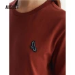 【AIGLE】女 有機棉短袖T恤(AG-FAD02A178 紅褐色)