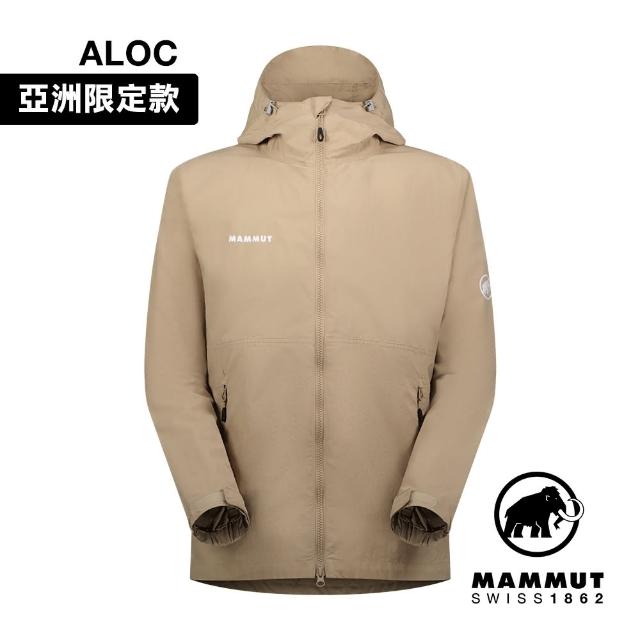 【Mammut 長毛象官方直營】Hiking WB Hooded Jacket AF Men 健行防風連帽外套 男款 薩凡納褐 #1012-00391