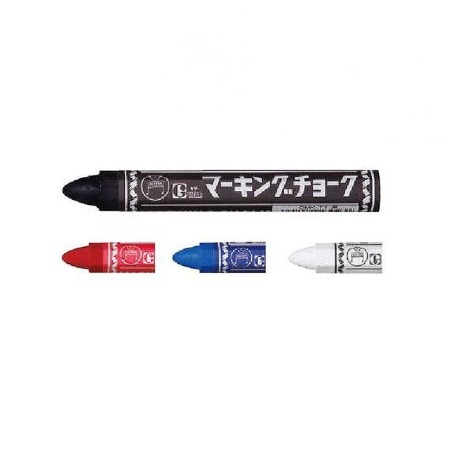 日本 寺西 工業用標記粉筆 3支/袋 CMK-T1-3P ~T30-3P(黑/紅/藍/白)