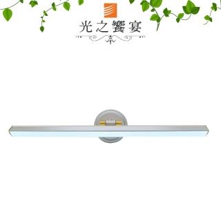 【光之饗宴】LED10W柏森/銀色 -鏡前/璧畫燈(三色光)