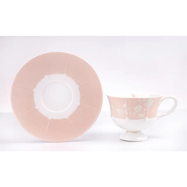 【Royal Duke】瓦妮莎骨瓷系列-咖啡杯盤組(骨瓷 咖啡杯 杯 水杯 杯子 杯碟組 咖啡杯碟)
