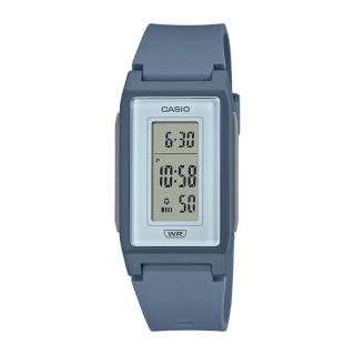 【CASIO 卡西歐】輕巧電子錶 青藍色 環保材質錶帶 生活防水 LED照明 LF-10WH(LF-10WH-2)