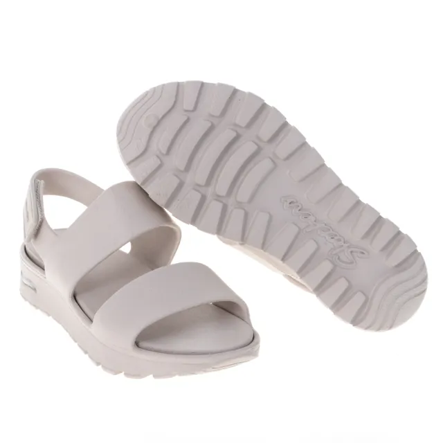 【SKECHERS】女鞋 休閒系列涼拖鞋 ARCH FIT FOOTSTEPS FOAMIES(111380NAT)
