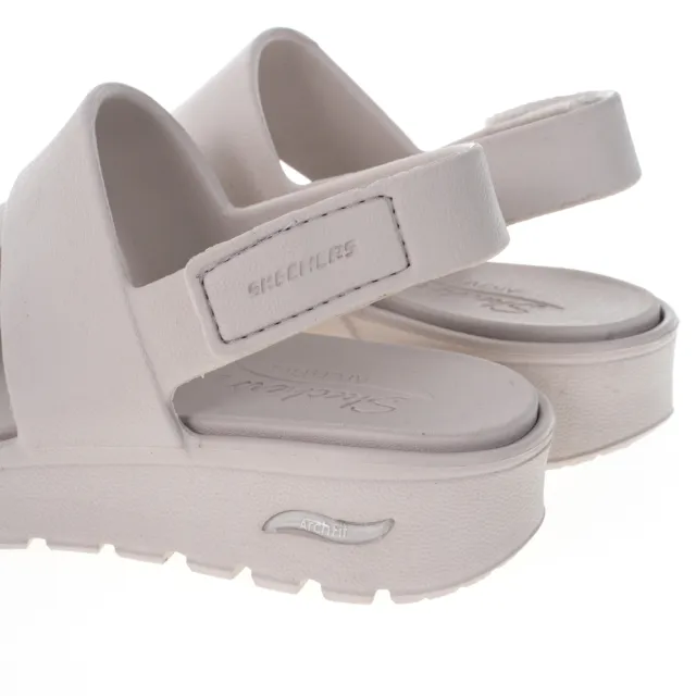 【SKECHERS】女鞋 休閒系列涼拖鞋 ARCH FIT FOOTSTEPS FOAMIES(111380NAT)