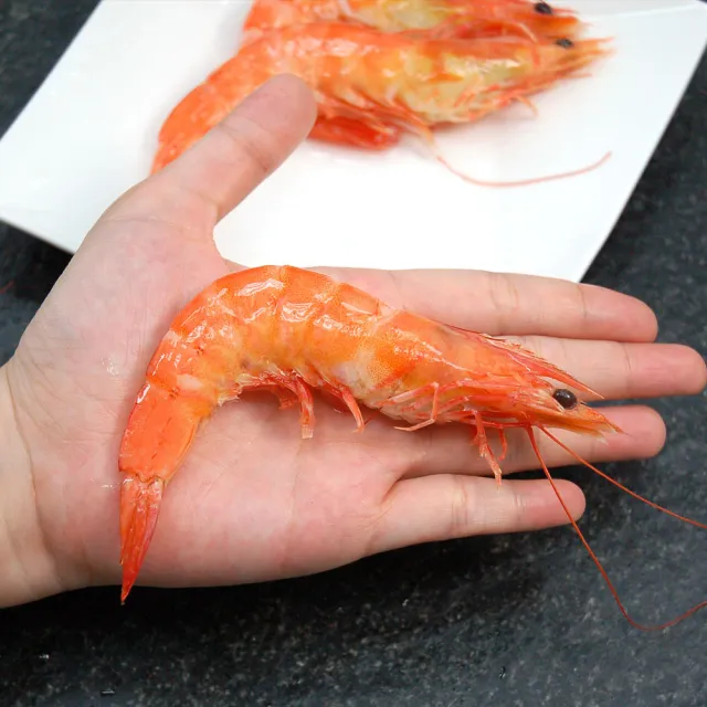 【築地一番鮮】巨大21/25鮮甜熟白蝦1盒(1.1kg/盒/約25尾)