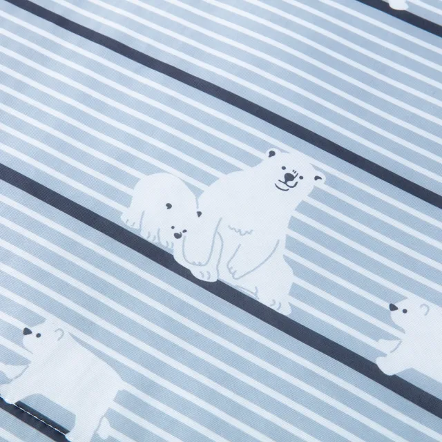 【特力屋】雙面涼感薄被 涼被 150x180-北極熊