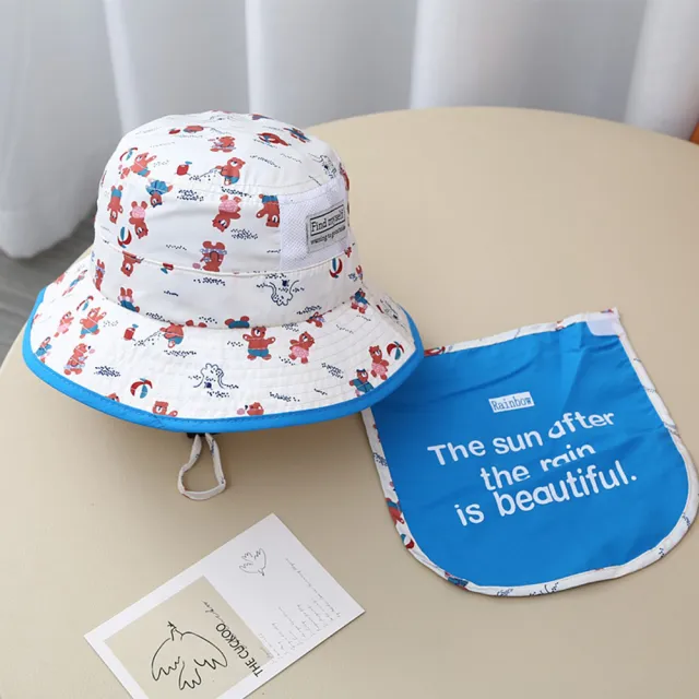 【巧可尼】兒童漁夫帽(防曬帽 遮陽帽 兒童帽子 兒童帽 童帽 漁夫帽 帽子)