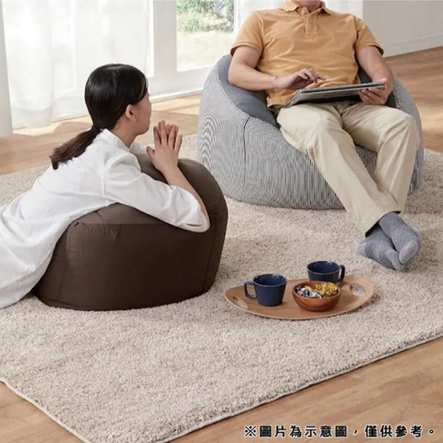 【NITORI 宜得利家居】◆大型懶骨頭沙發本體 高45cm 布套另售 N-STRETCH L 懶骨頭(椅 凳)