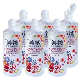 【美視】無汞生理緩衝液500ml*6瓶(生理食鹽水 隱形眼鏡沖洗液 俊視能)