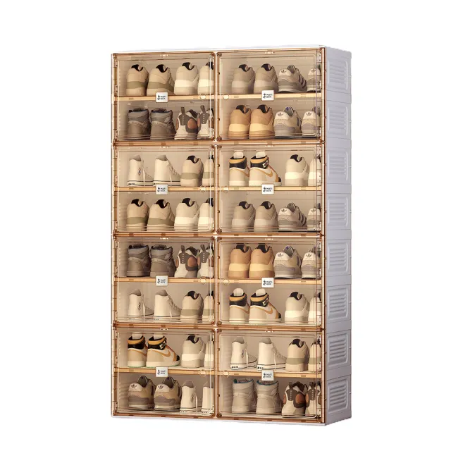 【hoi! 好好生活】ANTBOX 螞蟻盒子免安裝折疊式鞋櫃16格