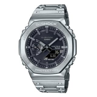 【CASIO 卡西歐】G-SHOCK全金屬系列 太陽能 藍芽 GM-B2100D-1A