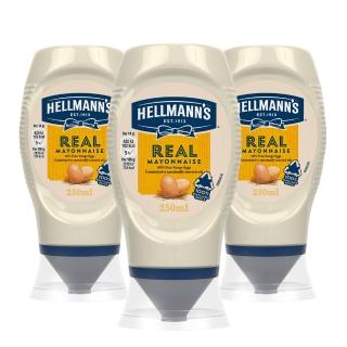 【HELLMANNS】經典原味美乃滋 250ml x3入(餐飲通路指定品牌)