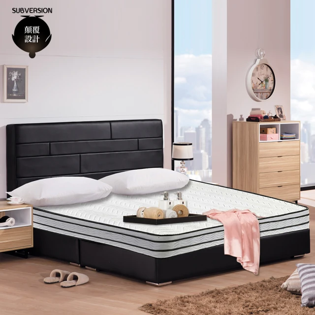 柏蒂家居 蜜絲缇 莫代爾Modal 5公分天然乳膠三線獨立筒