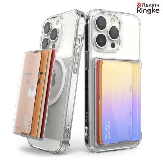 【Ringke】母親節禮物 Magnetic Side Slot Card Holder 磁吸側插槽卡片收納夾 霧透(Rearth Magsafe 信用卡