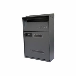 【固得家俬】密碼鎖款 信箱 鐵灰 歐式 簡約 復古 別墅 郵箱 意見箱 附螺絲(信箱)