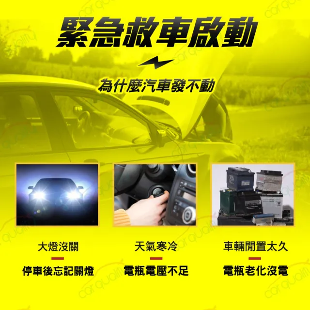 【電力坦克】藍色 12V 400A 雙USB 照明功能 汽車救援電池 緊急啟動電源 4000C.C以下汽油車啟動(車麗屋)